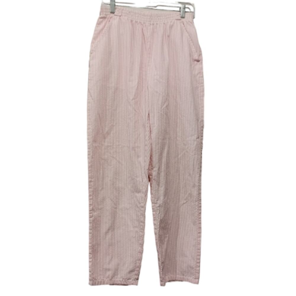 Lord Isaac's Pink & White Seersucker Pants Size 14